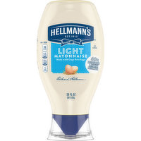 Hellmann's Mayonnaise, Light, 20 Fluid ounce