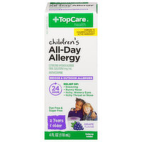 TopCare All-Day Allergy, Children's, 1 mg/ml, Grape Flavor, 4 Fluid ounce