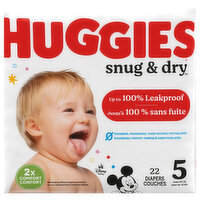 Huggies Diapers, Disney Baby, 5 (Over 27 lb), 22 Each