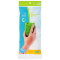 Simply Done Gloves, Disposable, Latex Free, Vinyl, 10 Each
