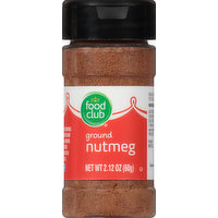 Food Club Nutmeg, Ground, 2.12 Ounce