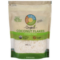 Full Circle Market Coconut Flakes, Unsweetened, 8 Ounce
