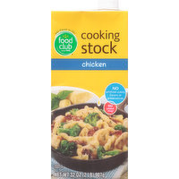 Food Club Cooking Stock, Chicken, 32 Ounce