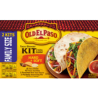 Old El Paso Taco Dinner Kit, Hard & Soft, Family Size, 21.2 Ounce