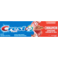 Crest Fluoride Toothpaste, Anticavity, +Whitening, Cinnamon Expressions, 5.4 Ounce