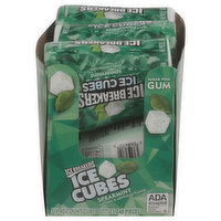 Ice Breakers Gum, Spearmint, Sugar Free, Ice Cubes, 6 Each