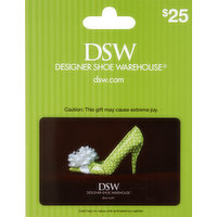 DSW Gift Card, $25, 1 Each