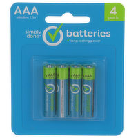 Simply Done Aaa Alkaline 1.5V Batteries, 1 Each