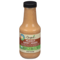 Full Circle Market Sauce, Peanut Satay, 12 Ounce