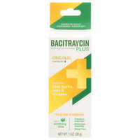 Bacitraycin Plus Ointment, Original, 1 Ounce