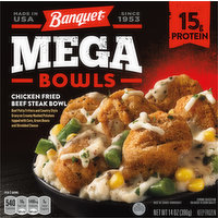 Banquet Chicken Fried Beef Steak Bowl, 14 Ounce