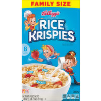 Rice Krispies Cereal, Toasted Rice, Family Size, 18 Ounce