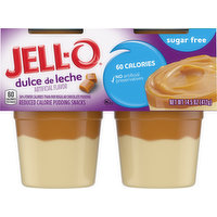 Jell-O Pudding Snacks, Reduced Calorie, Zero Sugar, Dulce de Leche, 14.5 Ounce