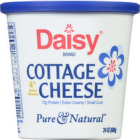 Daisy Cottage Cheese, Small Curd, 4% Milkfat Minimum, 24 Ounce