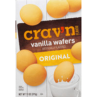 Crav'n Flavor Vanilla Wafers, Original, 11 Ounce