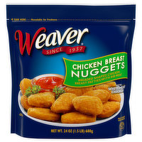 Weaver Nuggets, Chicken Breast, 24 Ounce