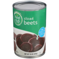 Food Club Sliced Beets, 15 Ounce