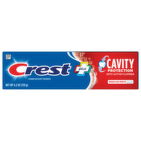 Crest Toothpaste, Fluoride Anticavity, +Cavity Protection,  Regular Paste, 4.2 Ounce