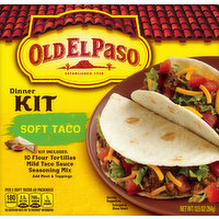 Old El Paso Dinner Kit, Soft Taco, 12.5 Ounce