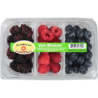 Sun Belle Raspberries, Blueberries, Blackberries, 10 Ounce