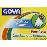 Goya Bouillon, Chicken Flavored, Reduced Sodium, Powdered, 2.82 Ounce