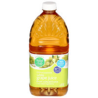 Food Club Juice, White Grape, 100% Unsweetened, 64 Fluid ounce