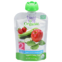 Tippy Toes Baby Food, Apple Zucchini Spinach Strawberry, 2 (6 Months & Up), 3.5 Ounce