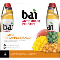 Bai Antioxidant Beverage, Pilavo Pineapple Mango, 6 Pack, 6 Each