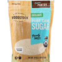 Woodstock Sugar, Pure Cane, Organic, 24 Ounce