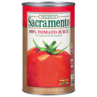 Sacramento 100% Tomato Juice, Premium, 46 Fluid ounce