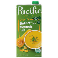 Pacific Foods Soup, Butternut Squash, Organic, Plant-Based, 32 Fluid ounce