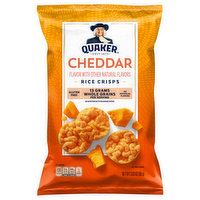 Quaker Rice Crisps, Cheddar, 3.03 Ounce