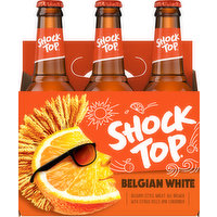 Shock Top Beer, Belgian White, 6 Pack, 6 Each
