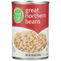 Food Club Great Northern Beans, 15.5 Ounce