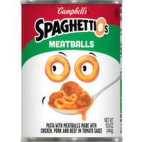 SpaghettiOs Pasta, Meatballs, 15.6 Ounce