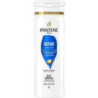 Pantene Shampoo + Conditioner, Repair & Protect, 2 in 1, 12 Fluid ounce