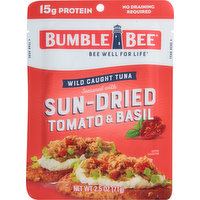 Bumble Bee Tuna, Wild Caught, Sun-Dried Tomato & Basil, 2.5 Ounce