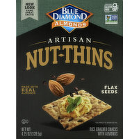 Nut-Thins Rice Cracker, Flax Seeds, 4.25 Ounce