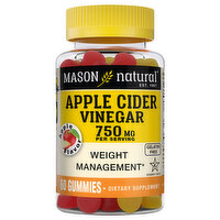 Mason Natural Apple Cider Vinegar, 750 mg, Gummies, 60 Each