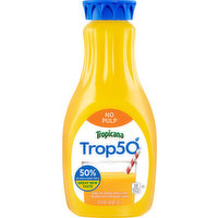 Tropicana Juice Beverage, Orange, No Pulp, 52 Fluid ounce