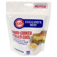 Eggland's Best Peeled Eggs, Hard-Cooked, Medium, 6 Each