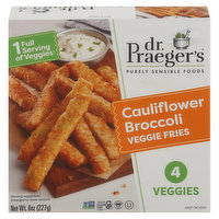 Dr. Praeger's Veggie Fries, Cauliflower Broccoli, 4 Each