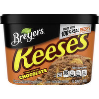 Breyers Frozen Dairy Dessert, Chocolate, Peanut Butter Cups, 1.5 Quart