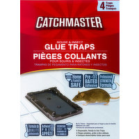 Catchmaster Glue Traps, Mouse & Insect, 4 Each