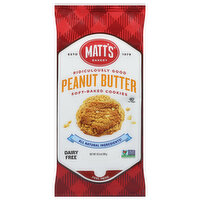 Matt's Bakery Cookies, Peanut Butter, Soft-Baked, 10.5 Ounce
