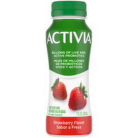 Activia Dairy Drink, Strawberry Flavor, 7 Ounce