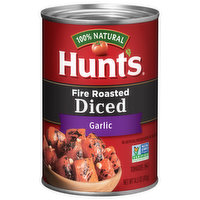 Hunt's Tomatoes, Fire Roasted, Garlic, Diced, 14.5 Ounce