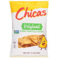 Chicas Tortilla Chips, Original, Corn, 8 Ounce