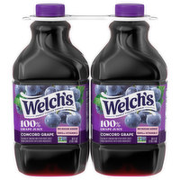 Welch's 100% Juice, Concord Grape, 2 Each