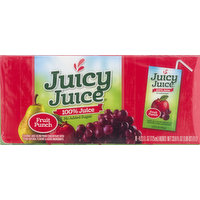 Juicy Juice 100% Juice, Fruit Punch, 8 Pack, 8 Each